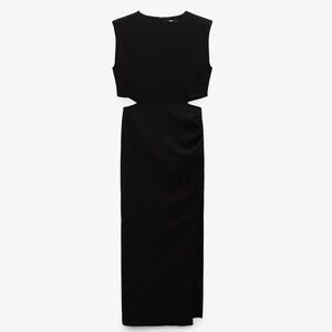 Zara cut out midi dress